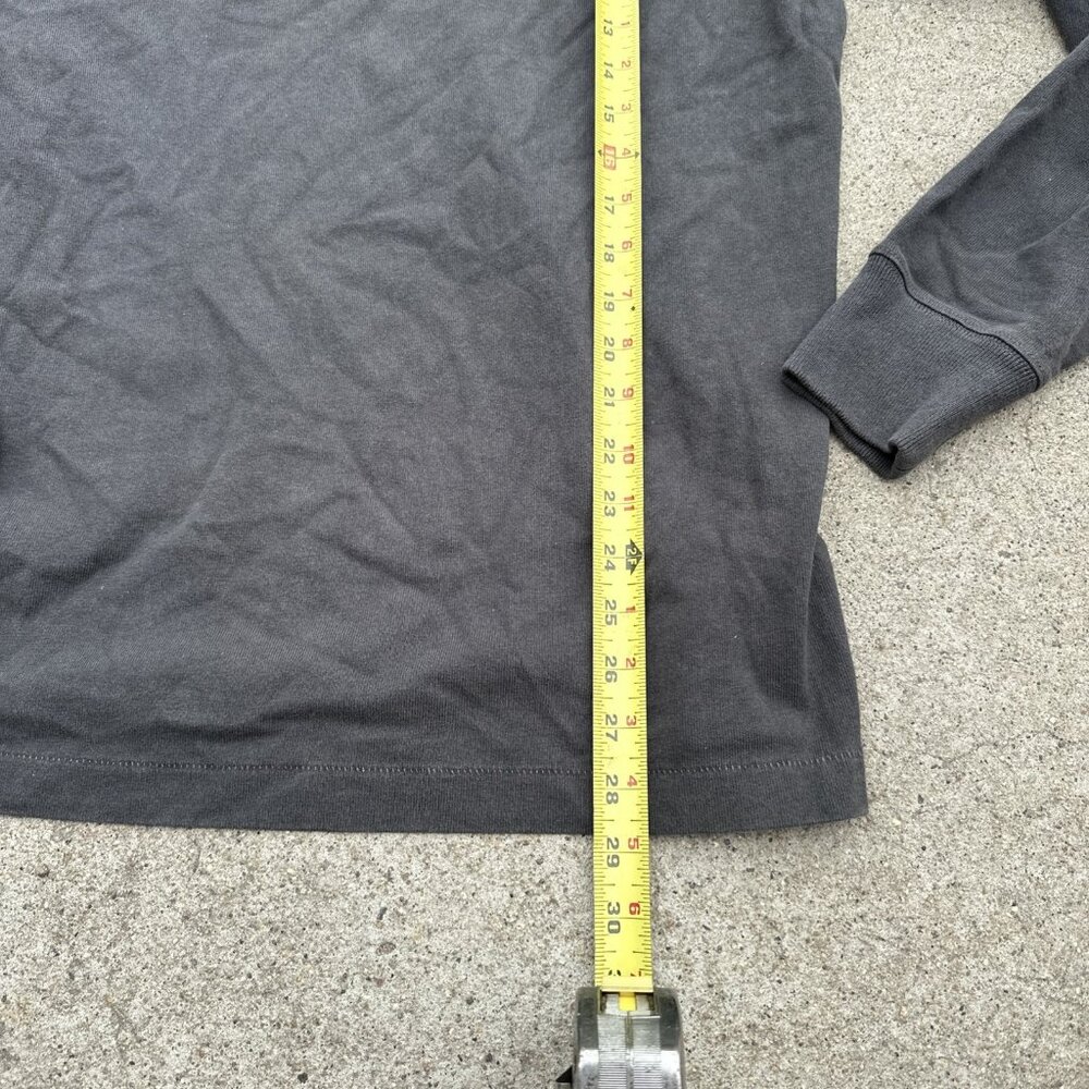 Ralph Lauren Black Long Sleeve Polo with White Collar & Crest - Picture 8 of 8